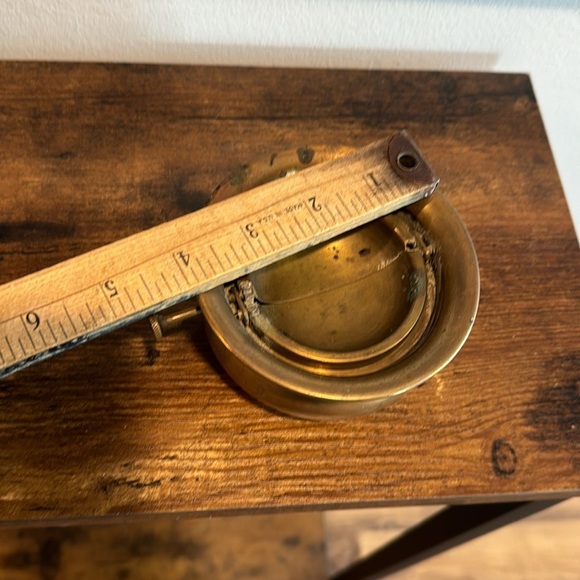 Vintage brass ash tray - Picture 8 of 9